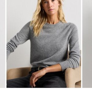 Mongolian Cashmere Crewneck Sweater